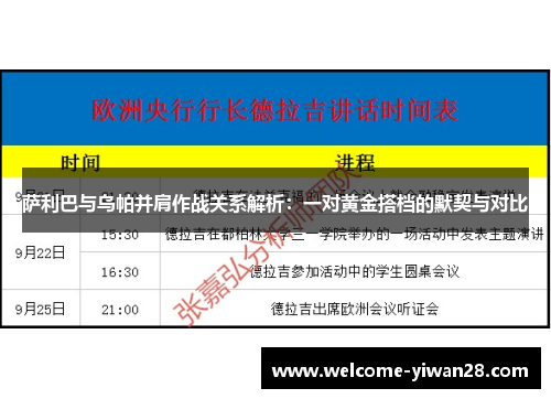 萨利巴与乌帕并肩作战关系解析:一对黄金搭档的默契与对比 萨利巴与乌帕并肩作战关系解析:一对黄金搭档的默契与对比